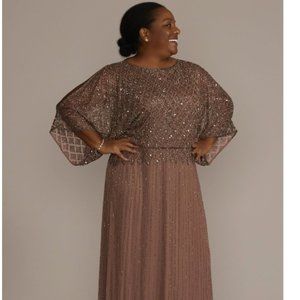 Davids Bridal Pisarro Nights Beaded Mother Of Bride Dress size 24W